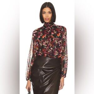 MISA Los Angeles Lulu Top in Libre Fleur